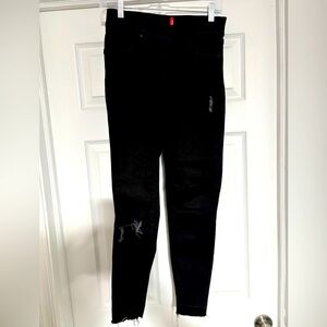 SPANX Black Skinny Jeans Sleek Stretchy Fit